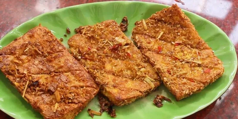 Mẹo làm đậu hũ chiên sả ớt