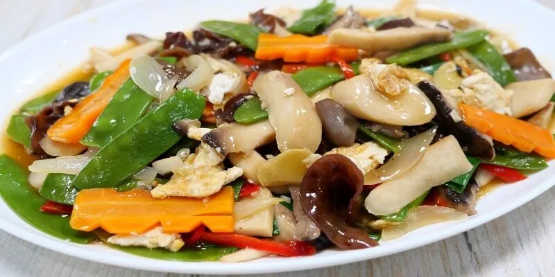 Món chay nấm bào ngư xào